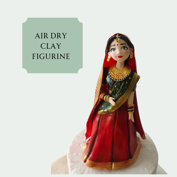 Air dry clay figurine